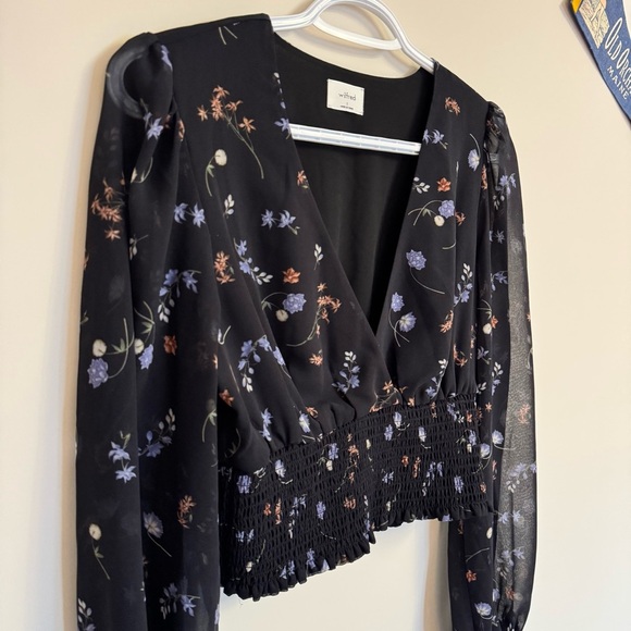 Wilfred Tops - Aritzia Wistful Floral Blouse - Women’s Small